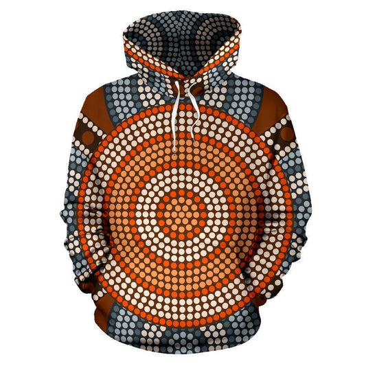 Australia All Over Hoodie Australia Pattern- NNK1477 - Amaze Style™-Apparel