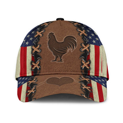 Rooster 3D Printed Cap