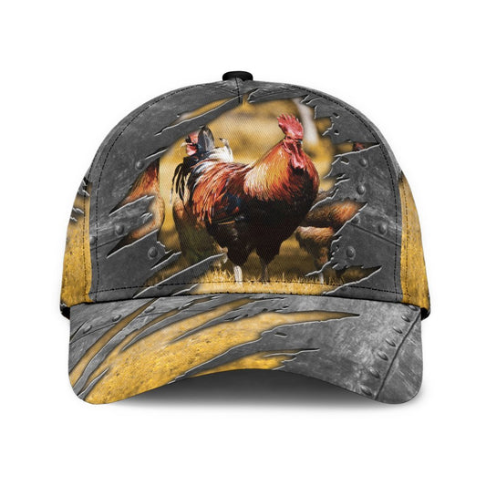 Rooster 3D Printed Cap