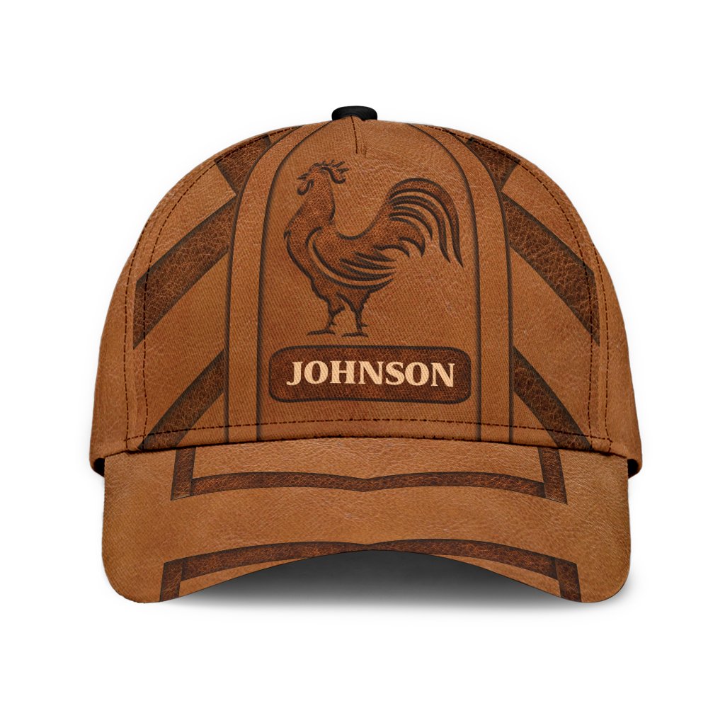 Personalized Rooster 3D Printed Cap