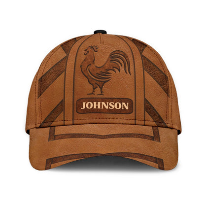 Personalized Rooster 3D Printed Cap