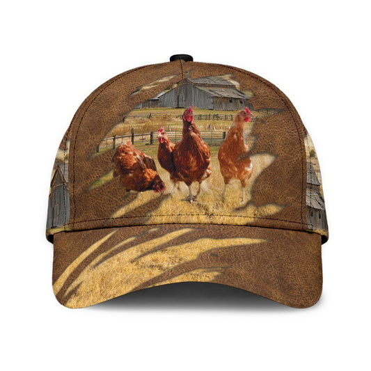 Rooster 3D Printed Cap