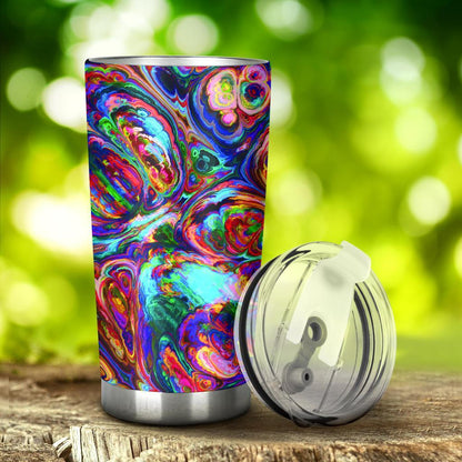 Abstract Oil Paintings P1 - Travel Tumbler-Amaze Style™-Tumbler - Abstract Oil Paintings P1 - Travel Tumbler-20oz Large-Vibe Cosy™