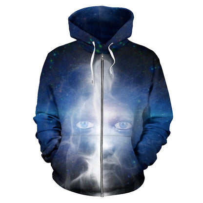 Felpa Zip Occhio-Amaze Style™-Men's Zip-Up HoodieFelpa Zip Occhio-S-Vibe Cosy™