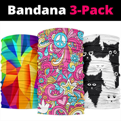Hippie Cats and Geometric-Amaze Style™-Hippie Cats and Geometric-Vibe Cosy™