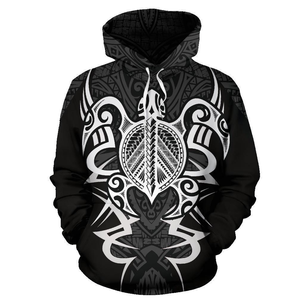 Samoan Turtle Polynesian Hoodie - Armor Style - Amaze Style™-ALL OVER PRINT HOODIES (P)