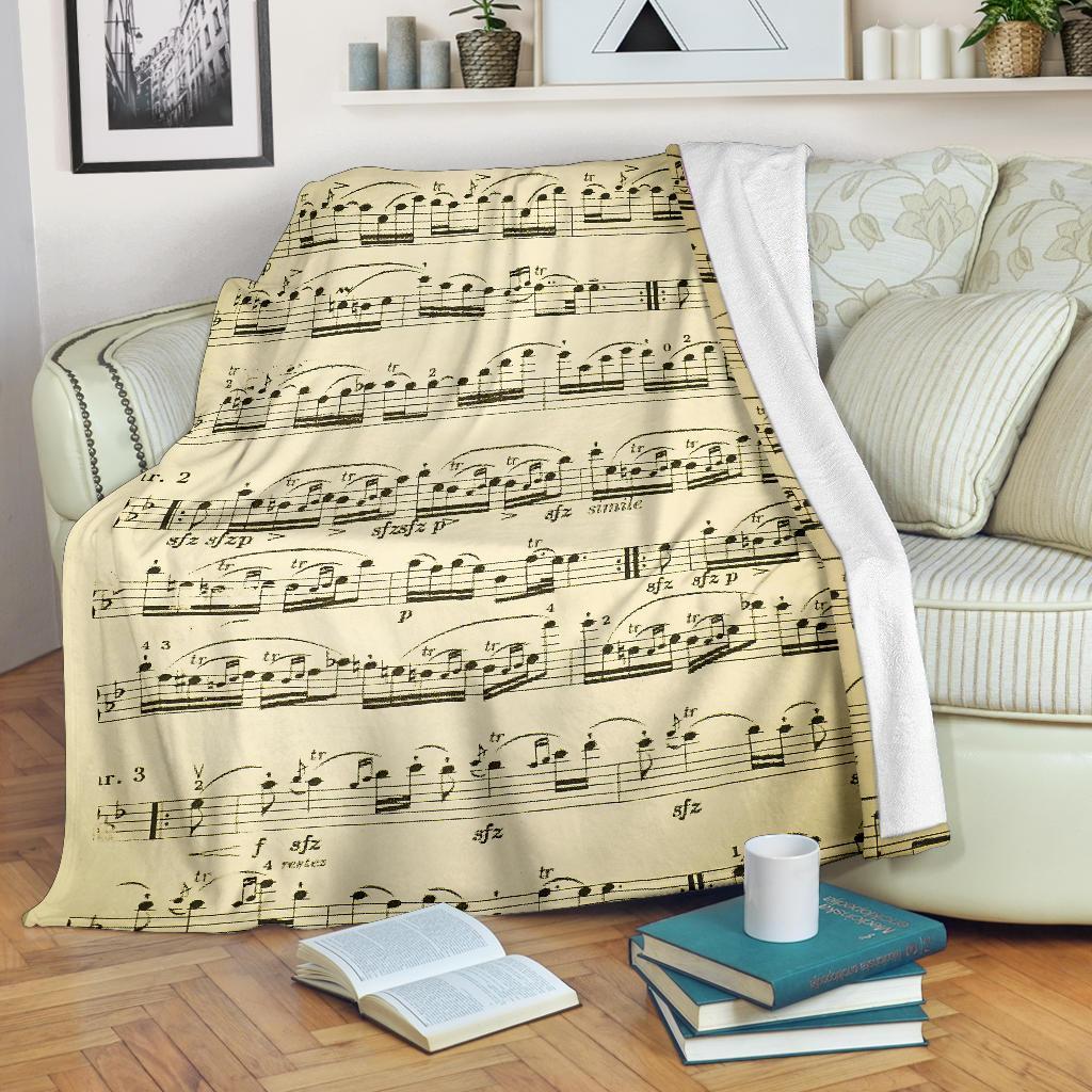 Spartito-Amaze Style™-Premium BlanketSpartito-Youth (56 x 43 inches / 140 x 110 cm)-Vibe Cosy™