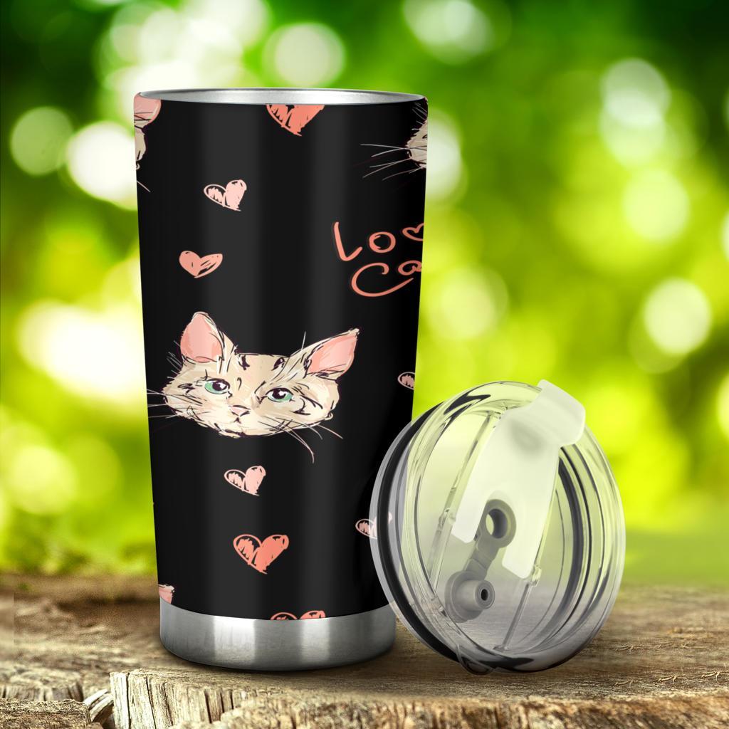 Cat Tumbler-Amaze Style™-Tumbler - Cat Tumbler-20oz Large-Vibe Cosy™
