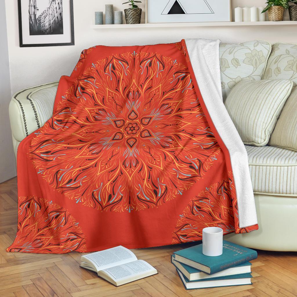 Mandala P1 (Fiesta) - Throw Blankets-Amaze Style™-Premium BlanketMandala P1 (Fiesta) - Throw Blankets-Youth (56 x 43 inches / 140 x 110 cm)-Vibe Cosy™