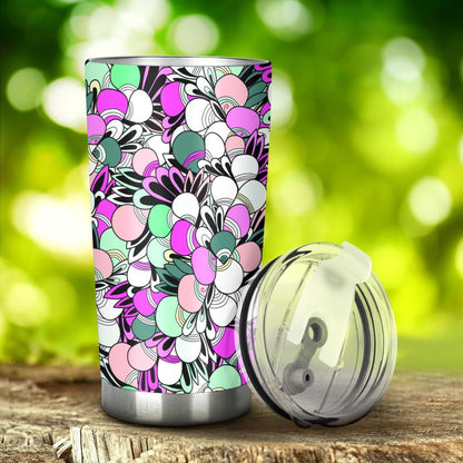 Funky Patterns in Candy - Travel Tumbler-Amaze Style™-Tumbler - Funky Patterns in Candy - Travel Tumbler-20oz Large-Vibe Cosy™