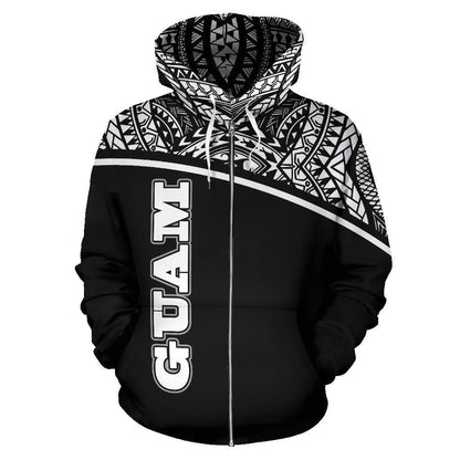 Guam All Over Zip-Up Hoodie - Micronesia Curve Style - Amaze Style™-ALL OVER PRINT ZIP-UP HOODIES