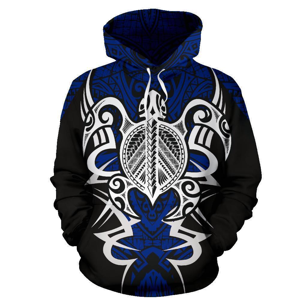 Samoan Turtle Polynesian Hoodie - Armor Style 03 PL - Amaze Style™-ALL OVER PRINT HOODIES (P)