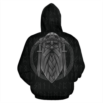 Odin - God Of Viking Hoodie - Amaze Style™-ALL OVER PRINT HOODIES (P)