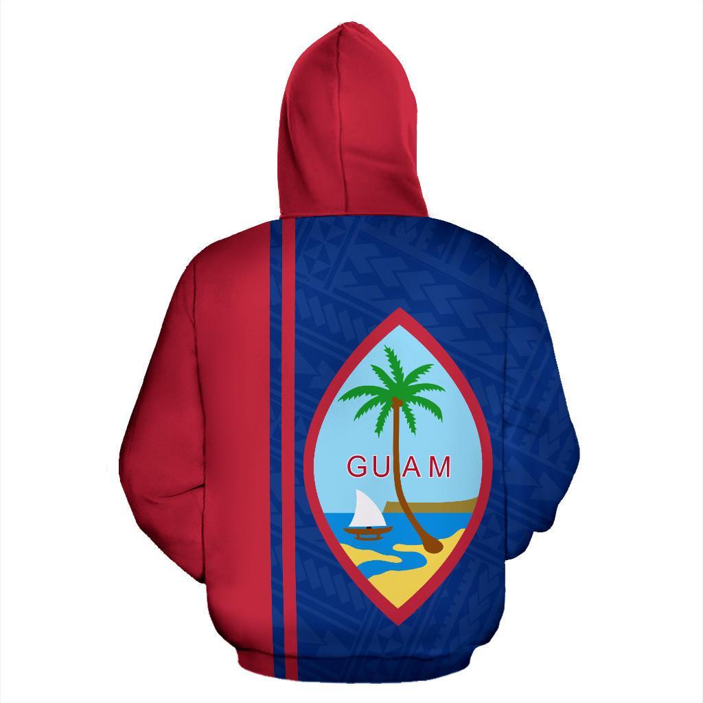 Guam All Over Hoodie - Polynesian Straight Version - Amaze Style™-ALL OVER PRINT HOODIES