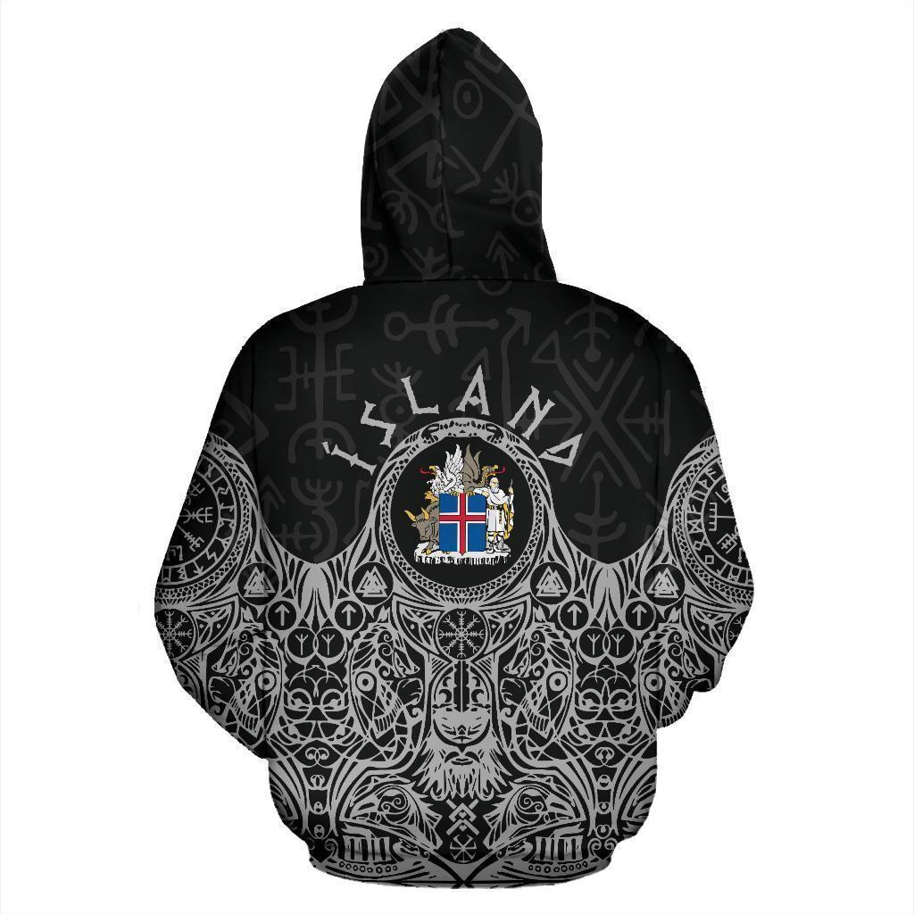 Iceland Vikings Coat of Arms Hoodie - Amaze Style™-Apparel