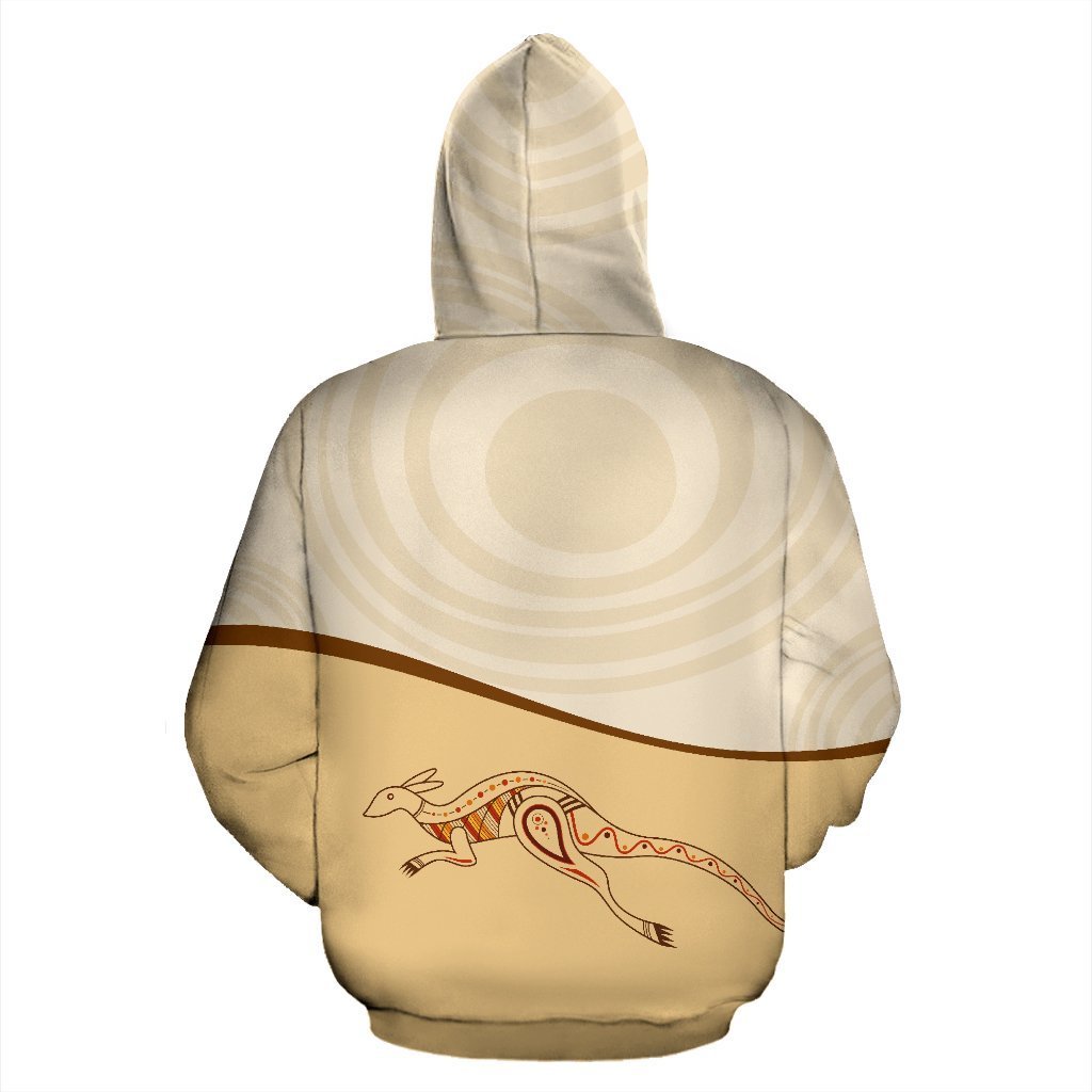 Aussie Kangaroo™ Zip-Up Hoodie-NNK1496 - Amaze Style™-Apparel