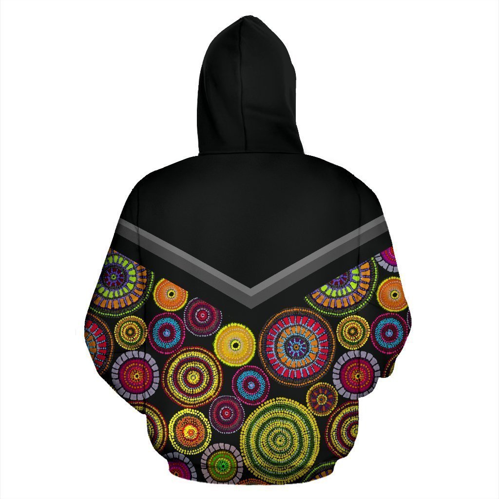Australia Koori Kangaroo Aboriginal Flag All Over Print Hoodies HC - Amaze Style™-Apparel