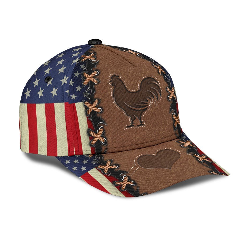 Rooster 3D Printed Cap