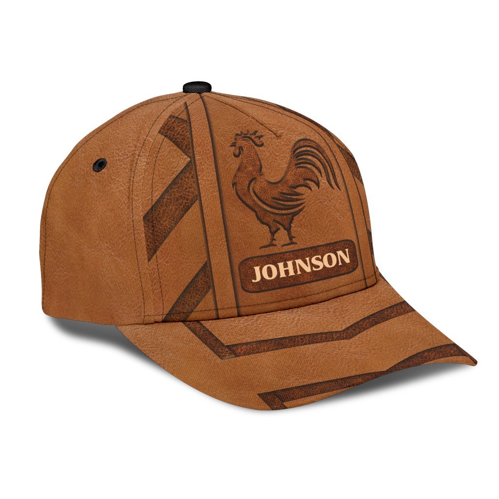 Personalized Rooster 3D Printed Cap