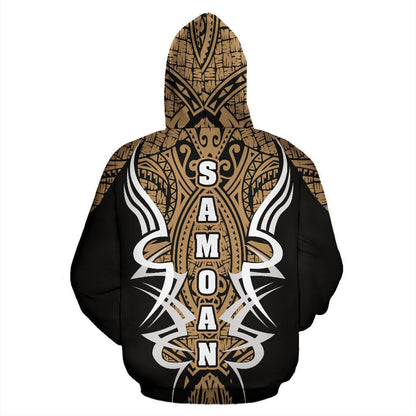 Samoan Turtle Polynesian Hoodie - Armor Style - Amaze Style™-ALL OVER PRINT HOODIES (P)