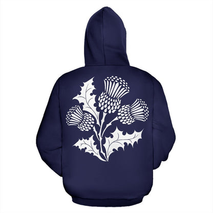 Scottish Flag And Lion All-Over Hoodie NNK - Amaze Style™-Apparel