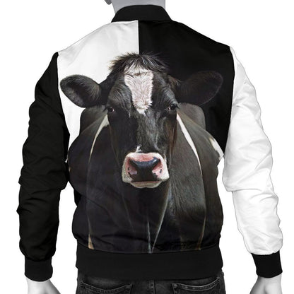 Men's Bomber Jacket - Dairy Cow - Amaze Style™-Apparel