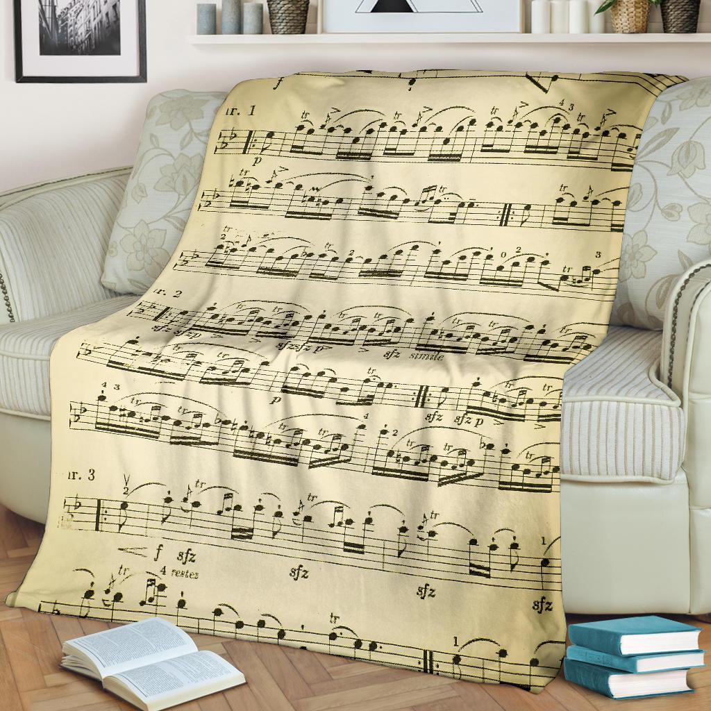 Spartito-Amaze Style™-Premium BlanketSpartito-Youth (56 x 43 inches / 140 x 110 cm)-Vibe Cosy™