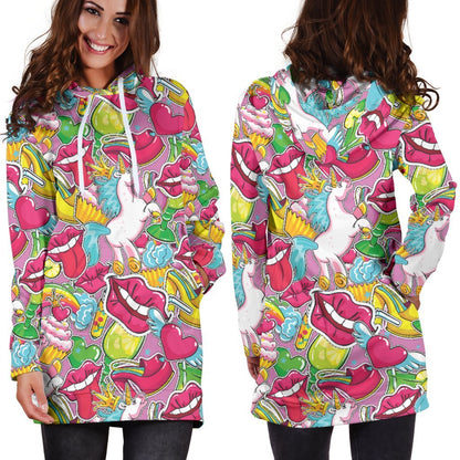Lingue-Amaze Style™-Hoodie Dress - Lingue-XS-Vibe Cosy™