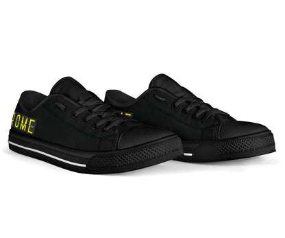 Airport Destinations PARIS - Low Top Canvas Shoes-Amaze Style™-Womens Low Top - Airport Destinations PARIS - Low Top Canvas Shoes-US5.5 (EU36)-Vibe Cosy™