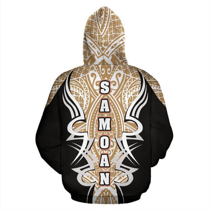 Samoan Turtle Polynesian Hoodie - Armor Style - Amaze Style™-ALL OVER PRINT HOODIES (P)