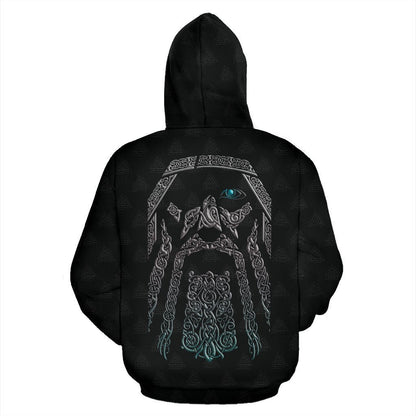 Odin (Wutan) - Viking Valhalla Hoodie A7 - Amaze Style™-ALL OVER PRINT HOODIES (P)