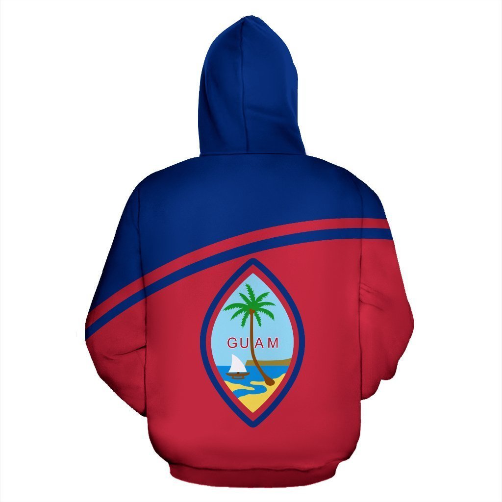 Guam All Over Hoodie - Polynesian Curve Version - Amaze Style™-ALL OVER PRINT HOODIES