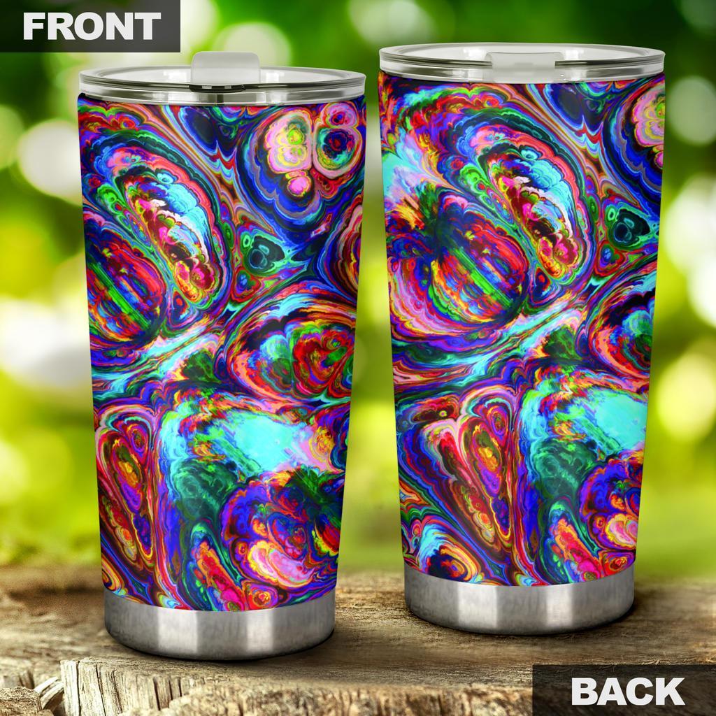 Abstract Oil Paintings P1 - Travel Tumbler-Amaze Style™-Tumbler - Abstract Oil Paintings P1 - Travel Tumbler-20oz Large-Vibe Cosy™