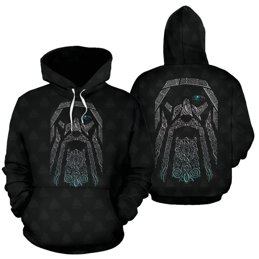 Odin (Wutan) - Viking Valhalla Hoodie A7 - Amaze Style™-ALL OVER PRINT HOODIES (P)