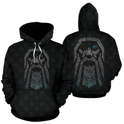 Odin (Wutan) - Viking Valhalla Hoodie A7 - Amaze Style™-ALL OVER PRINT HOODIES (P)