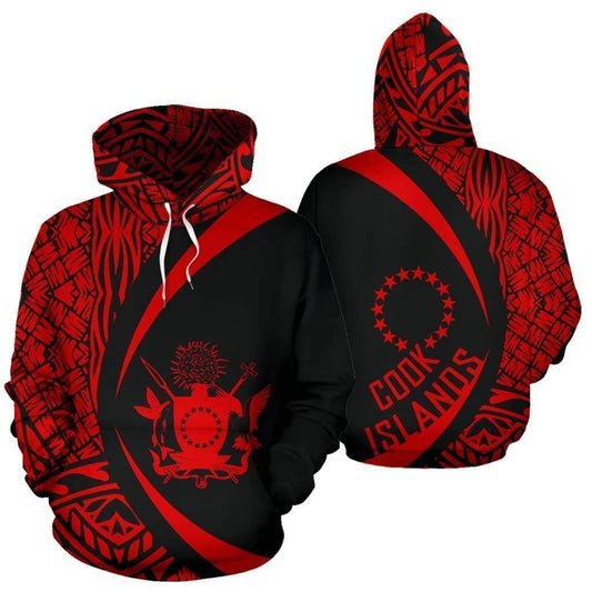 Cook Islands Polynesian Hoodie - Circle Style HC - Amaze Style™-Apparel
