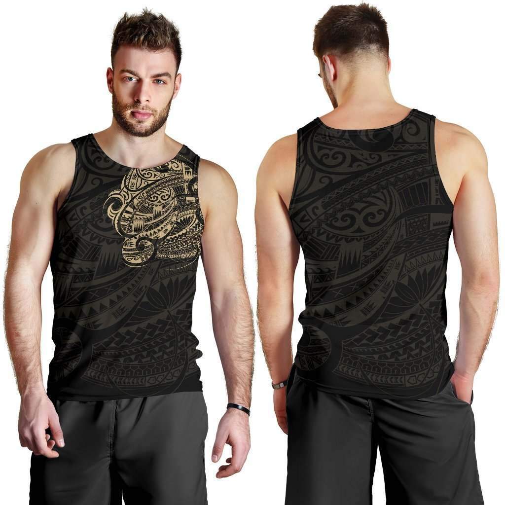 Maori Tattoo Style All Over Hoodie Golden Version HC1206 - Amaze Style™-Apparel