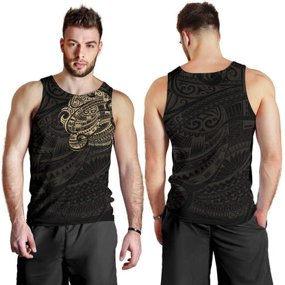 Maori Tattoo Style All Over Hoodie Golden Version HC1206 - Amaze Style™-Apparel