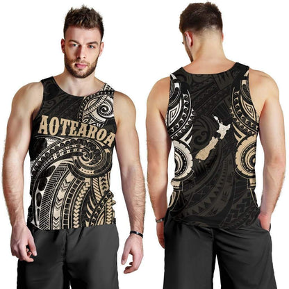 Maori Tattoo with Map New Zealand All Over Hoodie HC0805 - Amaze Style™-Apparel