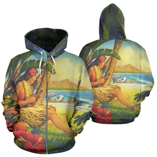 Aloha Hawaii Hoodie K5 1ST PL - Amaze Style™-Apparel