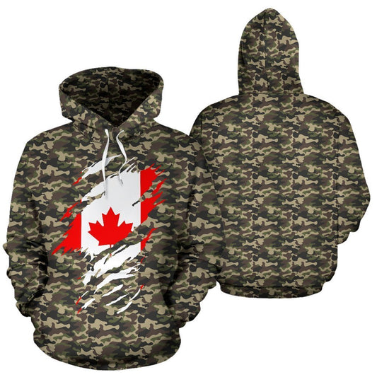 Canada Hoodie - Camo - BN08 - Amaze Style™-Apparel
