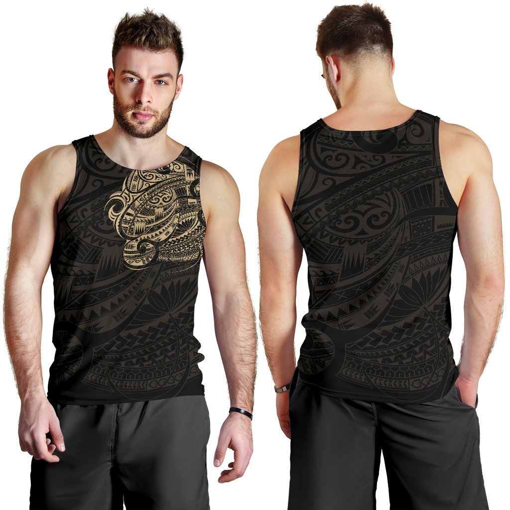 Maori Tattoo Style All Over Hoodie Golden Version NVD - Amaze Style™-Apparel