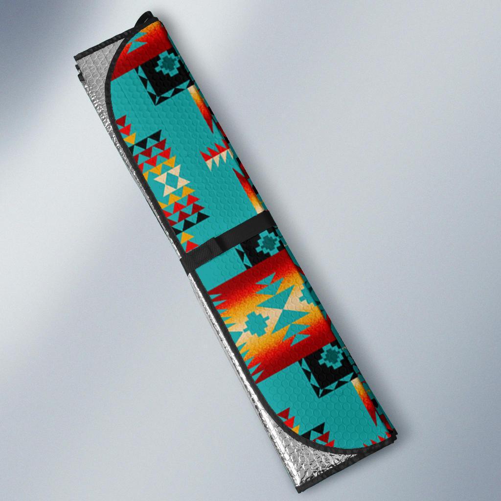 Native American Design Auto Sun Shades