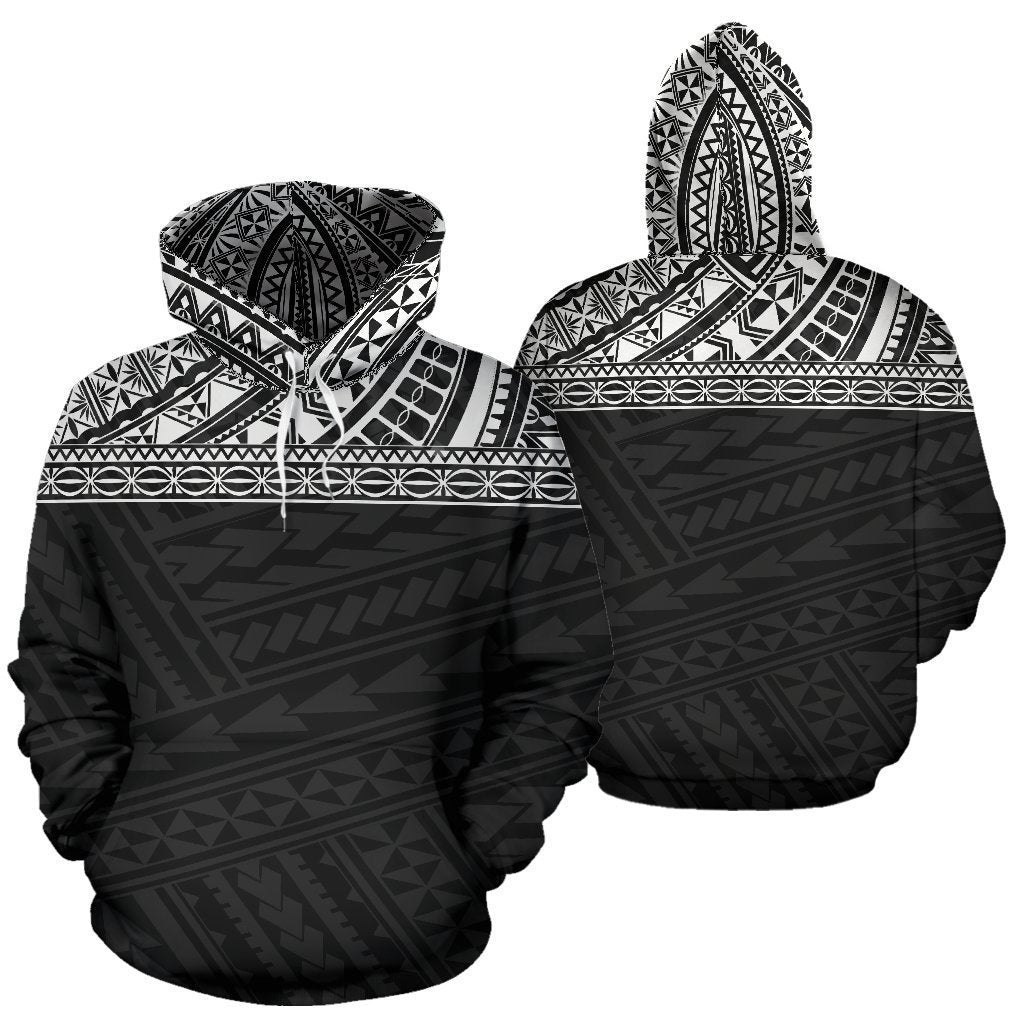Poly All Over Hoodies - Black Version - BN04 - Amaze Style™-Apparel
