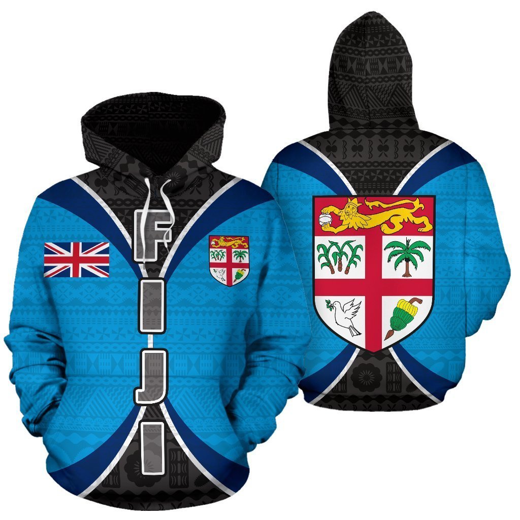 Fiji All Over Zip-Up Hoodie - Impact Version - BN09 - Amaze Style™-Apparel