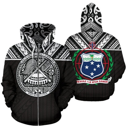 American Samoa And Samoa All Over Hoodie - PL - Amaze Style™-ALL OVER PRINT HOODIES (P)