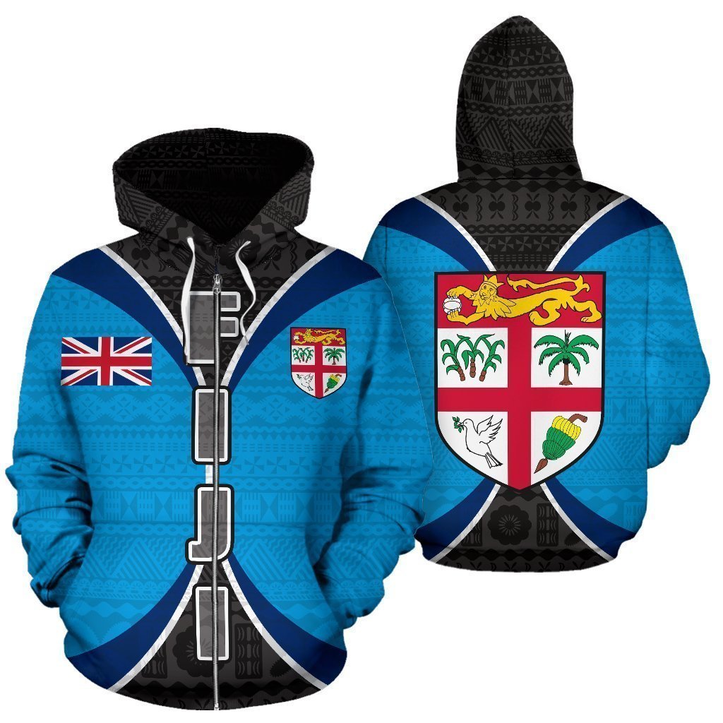 Fiji All Over Zip-Up Hoodie - Impact Version - BN09 - Amaze Style™-Apparel