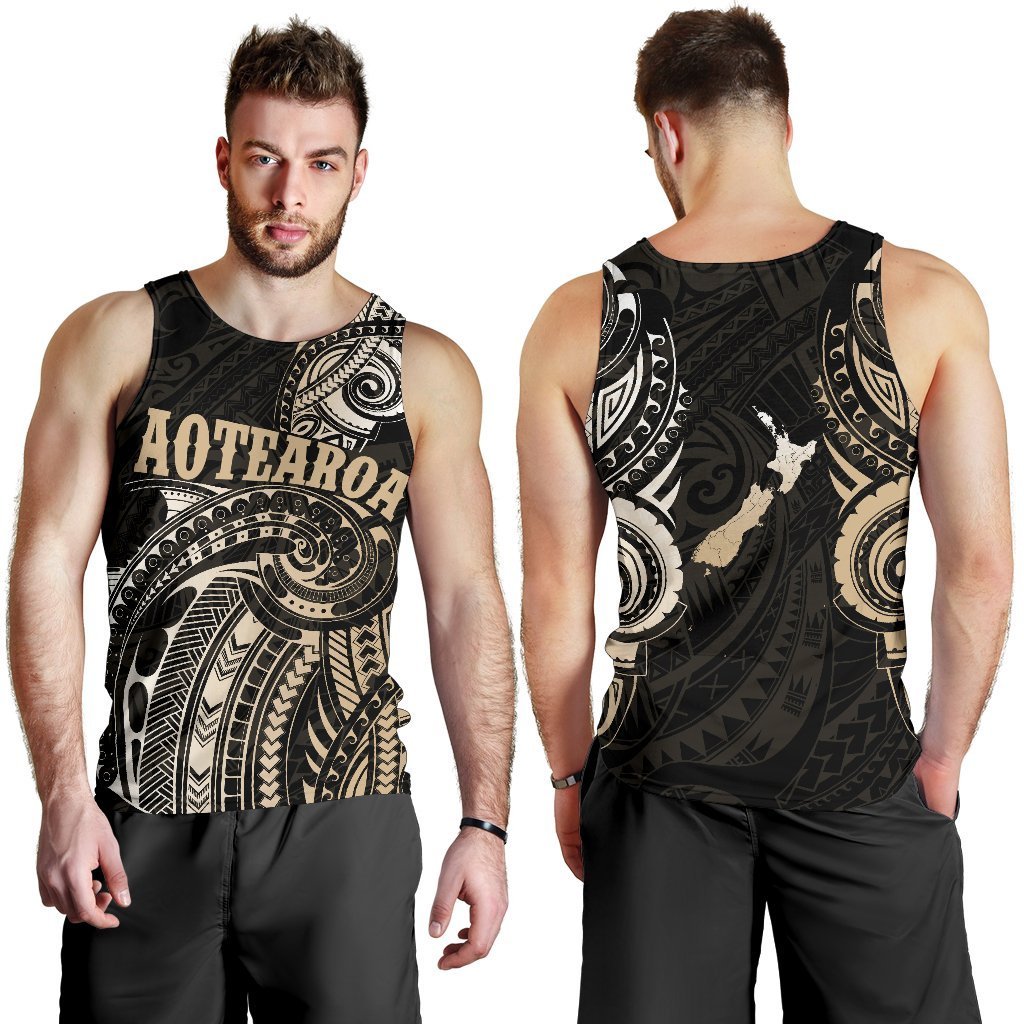 Maori Tattoo with Map New Zealand All Over Hoodie NVD - Amaze Style™-Apparel