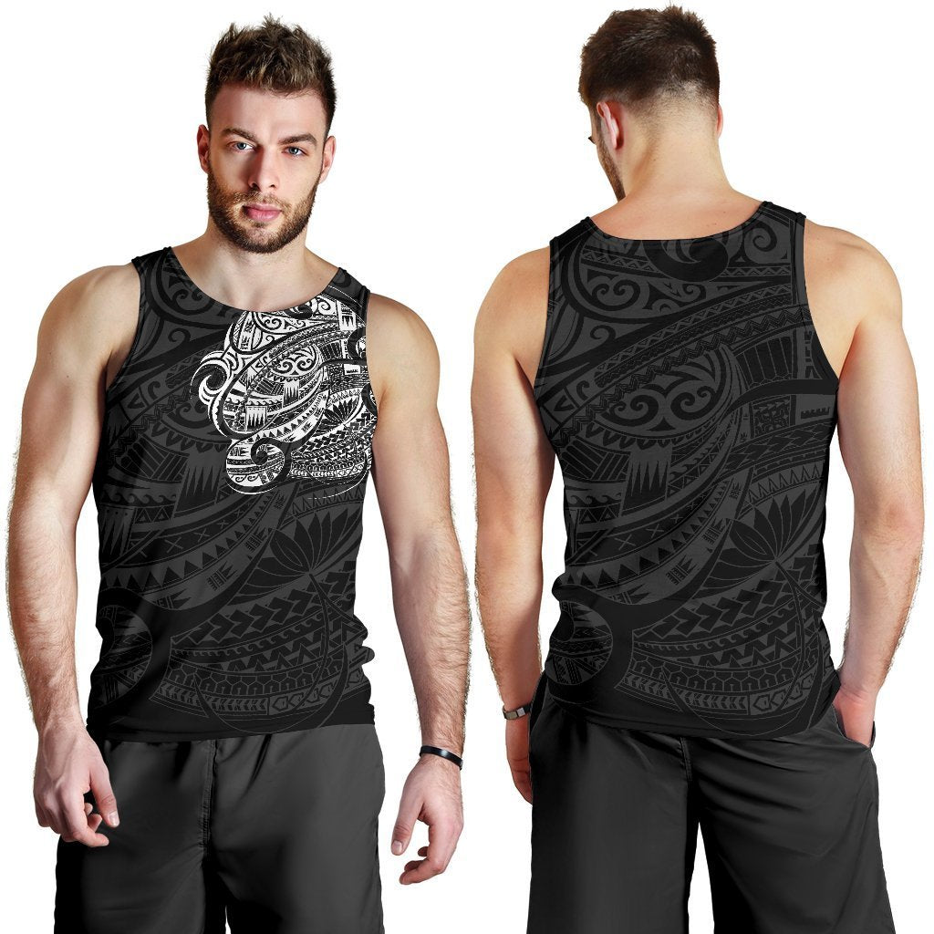 Maori Tattoo Style All Over Hoodie White Version NVD - Amaze Style™-Apparel