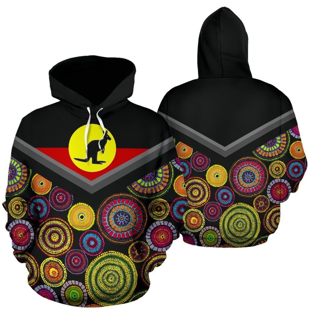Australia Aboriginal All Over Print Hoodies -NNK1803 - Amaze Style™-Apparel